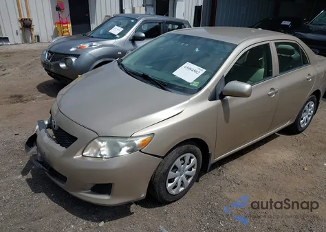 2009 Toyota Corolla Le z USA, uszkodzony, nr VIN 2T1BU40E69C094548